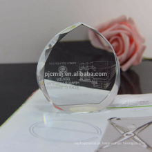 Paperweight de cristal de venda quente para favores do casamento